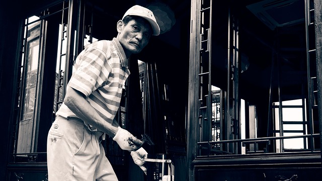 Free Man Painter photo and picture