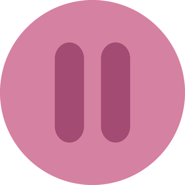 Free break stop button illustration