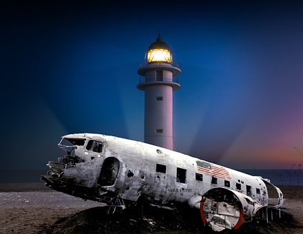 Crash Landing, Usa, Wreck, Aircraft