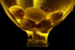 olives, bottle, olive oil