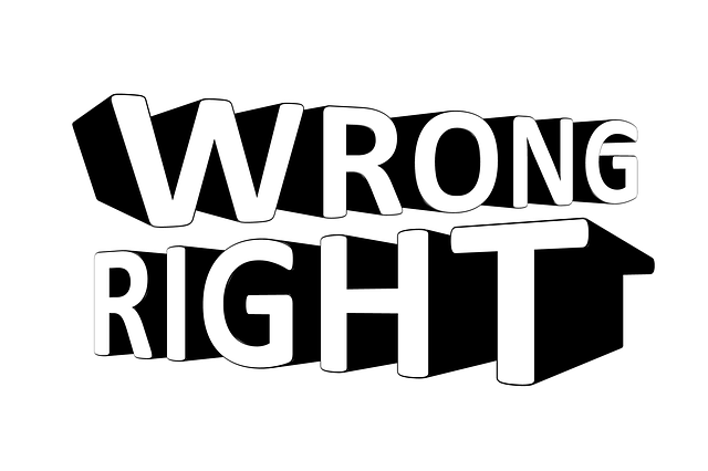 Free right false left illustration