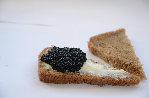 Ein Sandwich, Kaviar, Frühstück