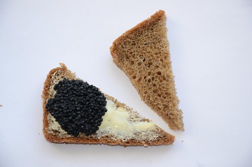 Ein Sandwich, Kaviar, Frühstück