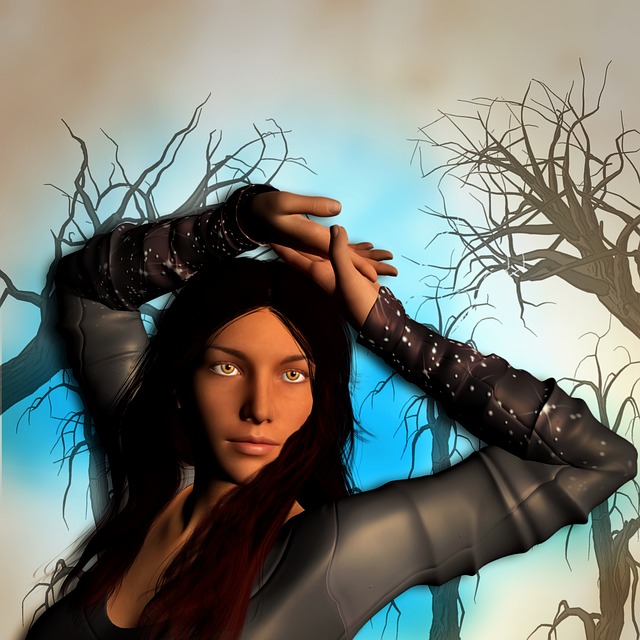 Free woman portrait female illustration