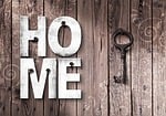wood, letters, home