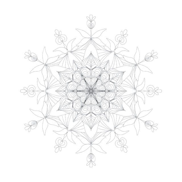 Download free HD stock image of Mandala Meditation Free mandala meditation quiet illustration