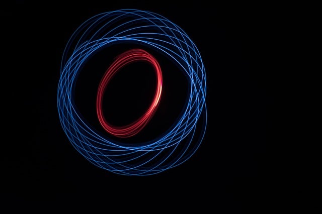 Free light spiral spirograph illustration