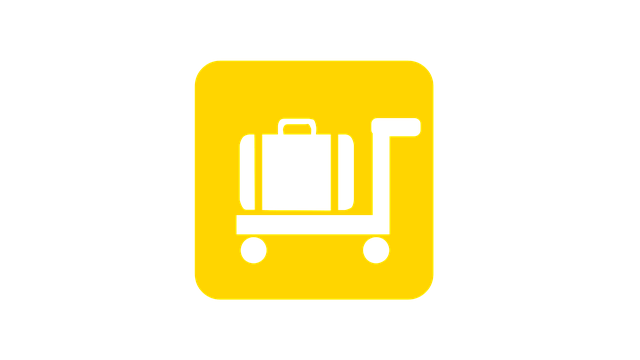 Free a notice luggage airport illustration