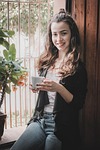 taking, coffee, girl
