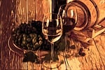 still life, wine, glass