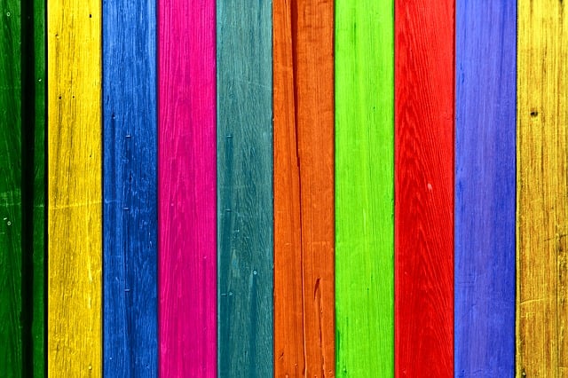 Holz, Bretter, Bunt, Maserung