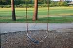 swing, play ground, outdoors