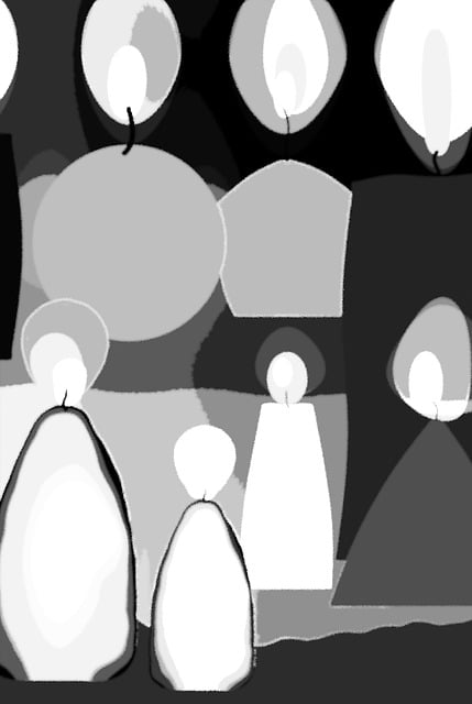 Free candles grief commemorate illustration