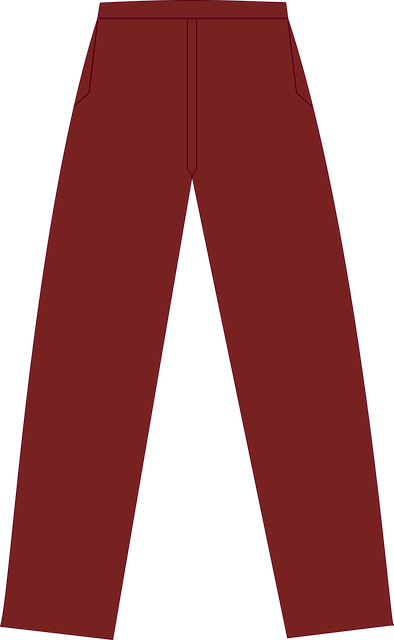 Hose, Kastanienbraun, Stoff