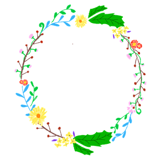 Free Wreath Corolla illustration and picture