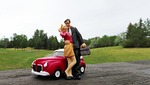 kissing, couple, car