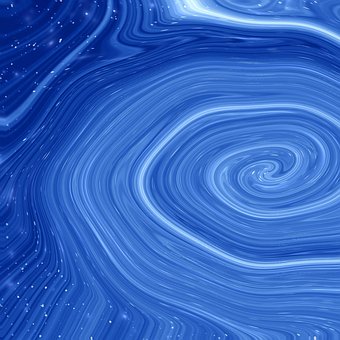 Free Blue Twirl illustration and picture