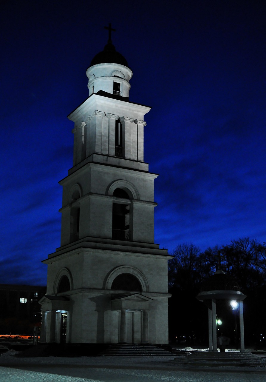 Tempel, Kirche, Der Tempel In Der Nacht