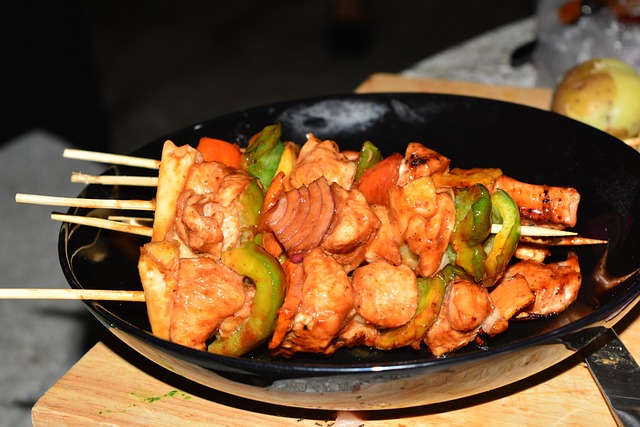 Bbq, food, grill menu and bbq pork — photo by AeKPhoto