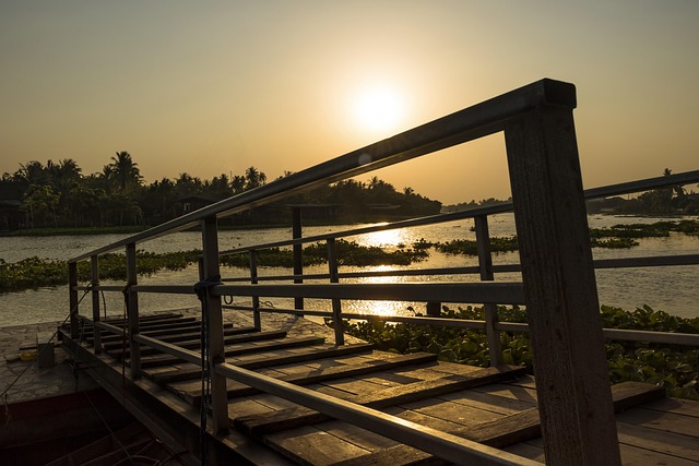 Free River Sunset photo and picture