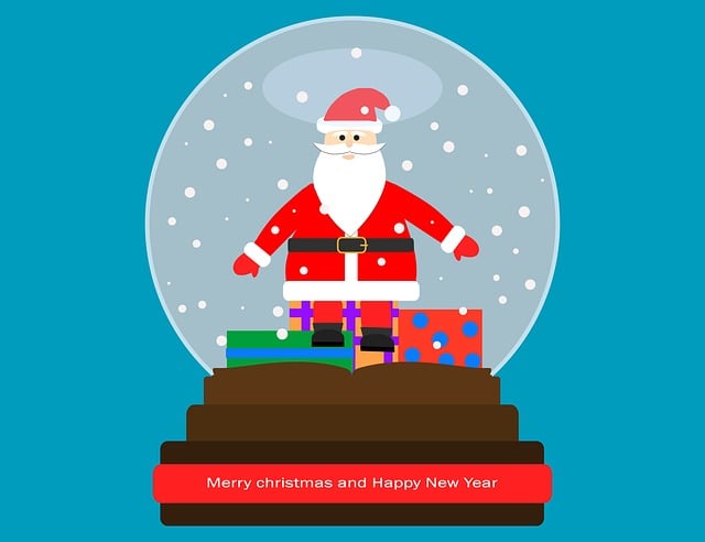 Free christmas new year nature illustration