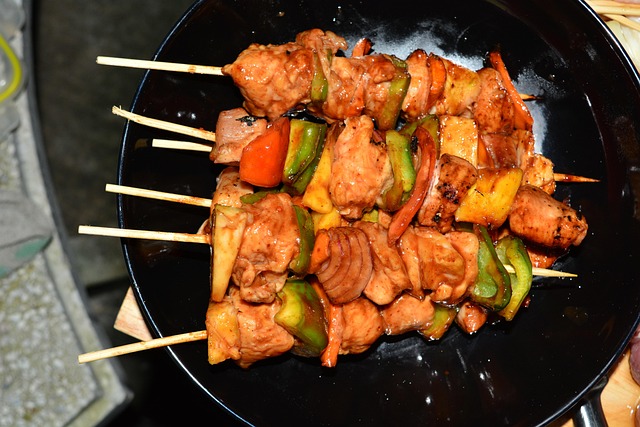 Bbq, food, grill menu and bbq pork — photo by AeKPhoto