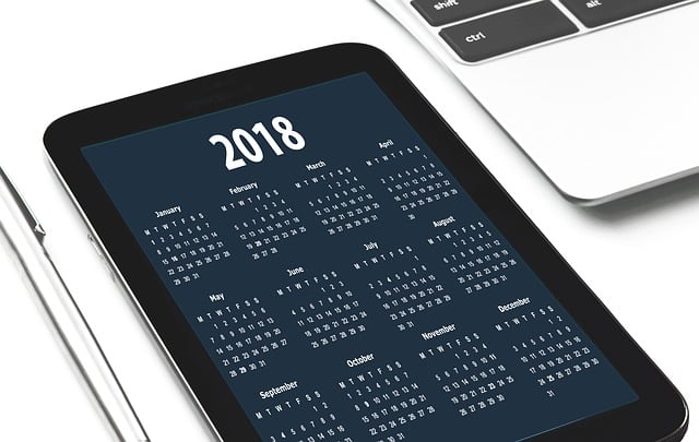Free agenda screen social illustration
