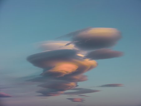 Linsenförmige, Wolken, Natur, Himmel