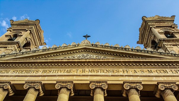 Malta, Church, Facade, Architecture