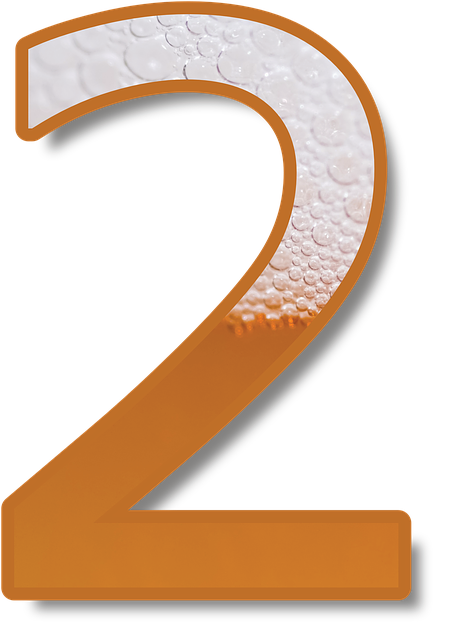 Free beer number foam illustration
