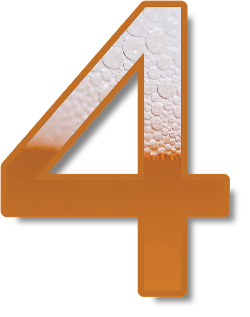 Free beer number foam illustration