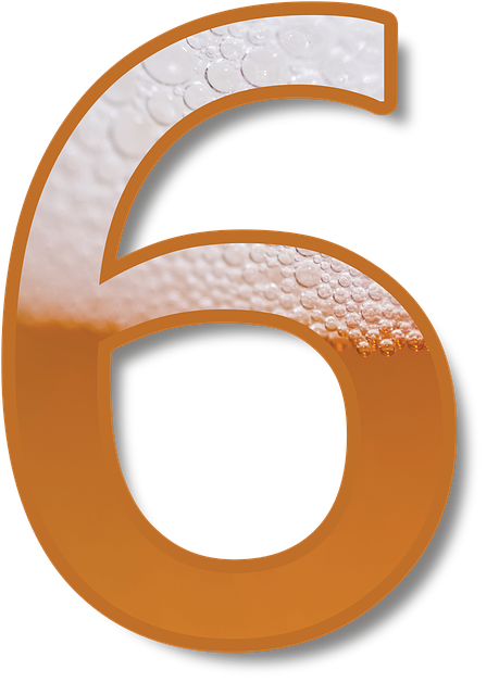 Free beer number foam illustration
