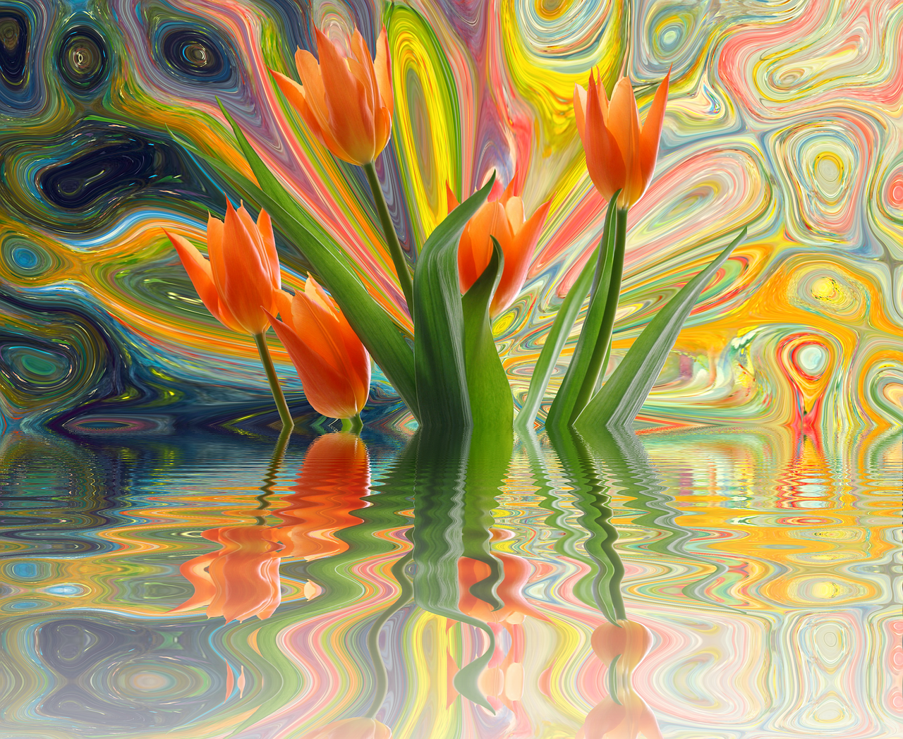 download-tulips-cut-flowers-nature-royalty-free-stock-illustration