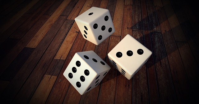 Free gambling dice game illustration