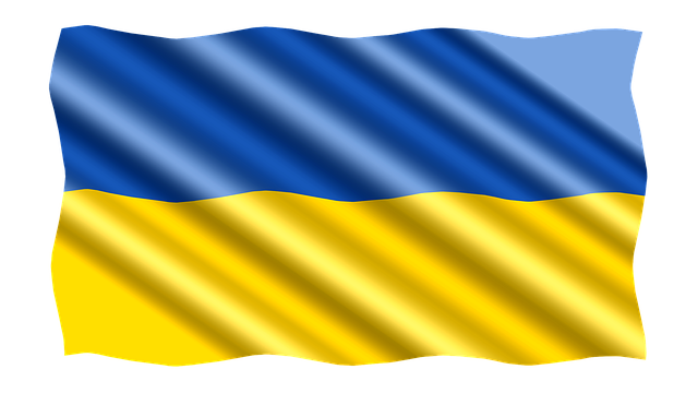 Free banner flag ukraine illustration