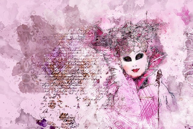 Free mask carnival venice illustration