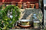 green plant, entwine, wreath