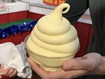 pineapple, ice cream, soft serve
