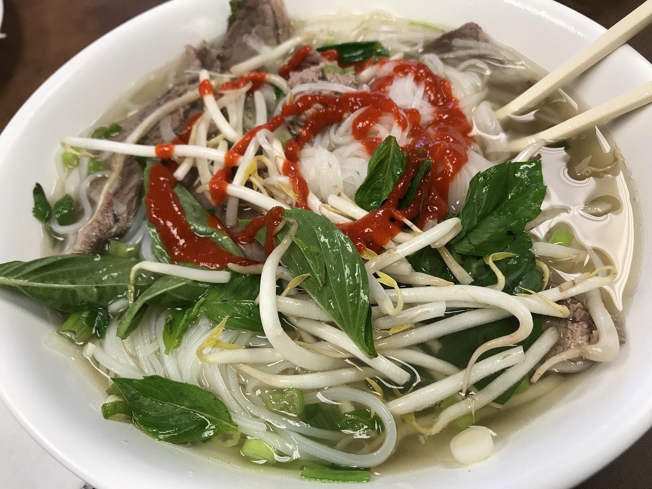 Free Pho Sriracha photo and picture