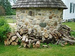 outbuilding, wood pile, firewood