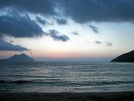 sunset, amorgos, egiali