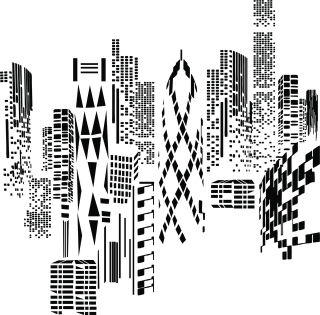 Free london city district illustration