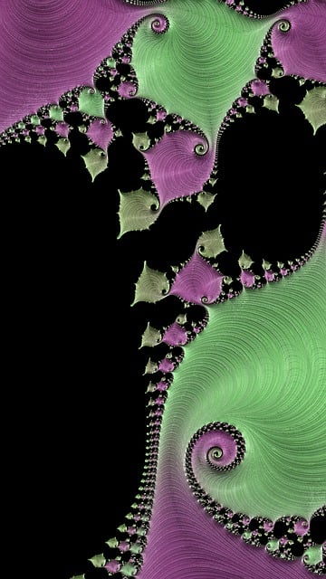 Free fractal nature design illustration