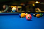 pool, balls, cue