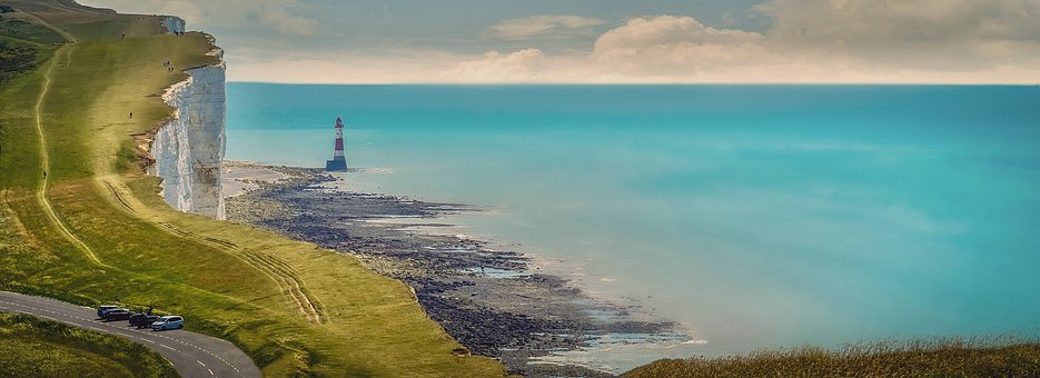Beach, Sea, Reefs, Sand, Great Britain