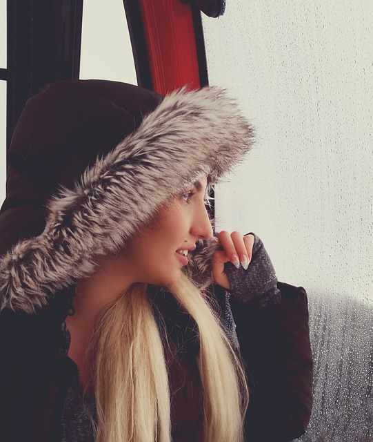 Ski, Skilift, Frau, Mädchen, Blond