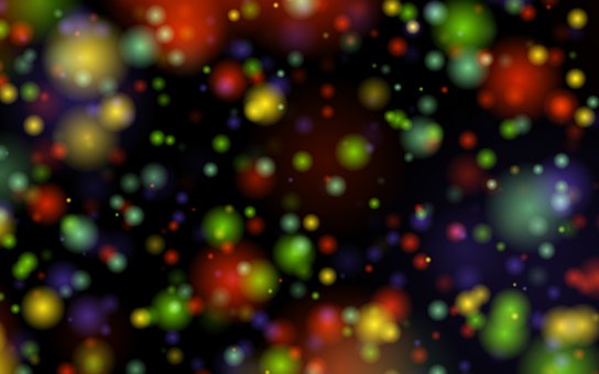 Bälle, Bokeh, Textur, Hintergrund
