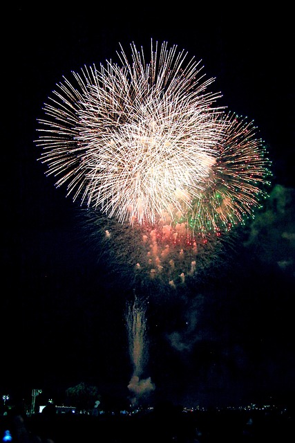 Fyrværkeri, Chofu, Sommer, Nat, Hanabi