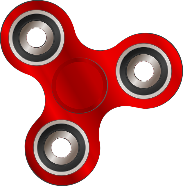 Free Fidget Spinner Red illustration and picture