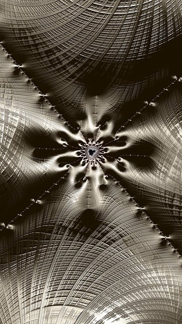 Free fractal art design illustration